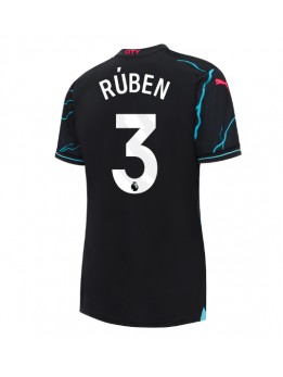 Manchester City Ruben Dias #3 Replika Tredje Kläder Dam 2023-24 Kortärmad
